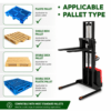 Pallet type TX-EPS RS TEXMOVER TX-EPS 98 RS Electric Rider Walkie Stacker – 3,300 lb Capacity